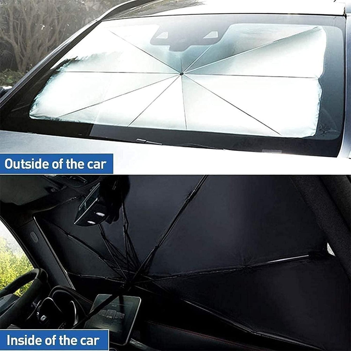 Foldable Car Windshield Umbrella