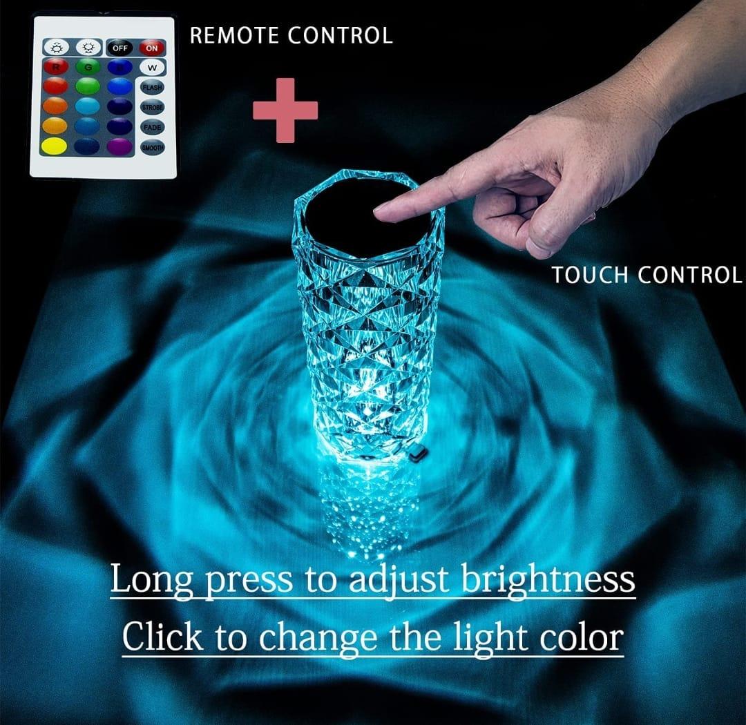 Crystal Diamond Touch Lamp