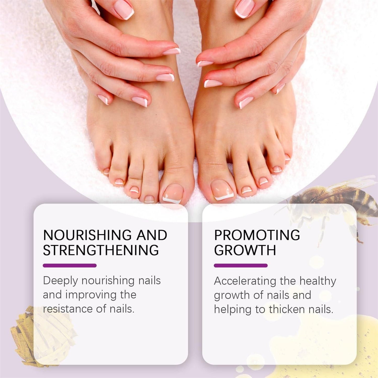 Fungi Free Bee Venom Nail Treatment Solution Serum (Buy 1 Get 1 Free)