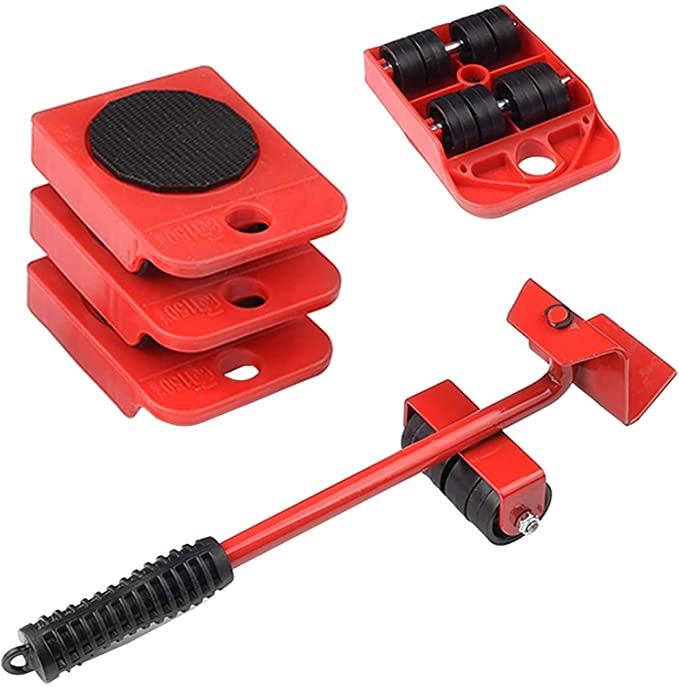 Furniture Lifter -Furniture Lifter Mover Tool Set with Wheel Pads