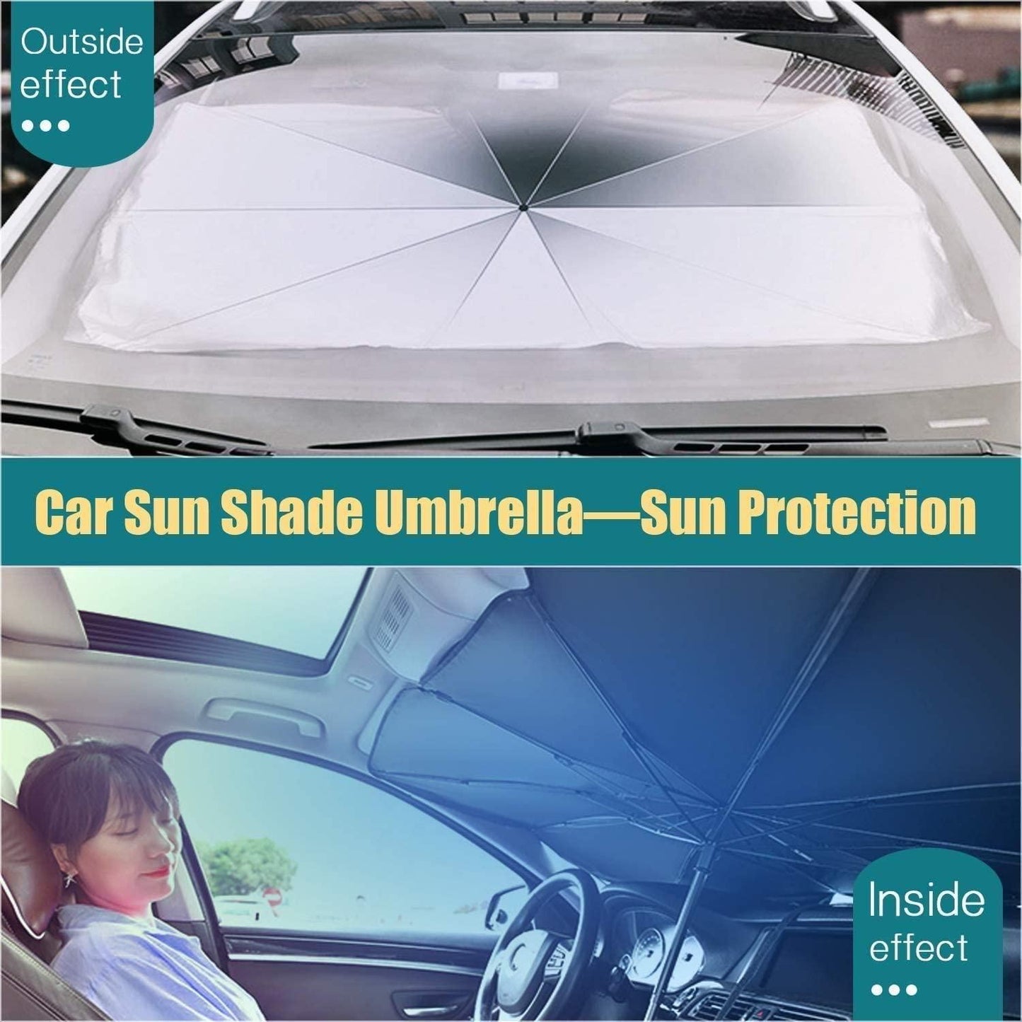 Foldable Car Windshield Umbrella