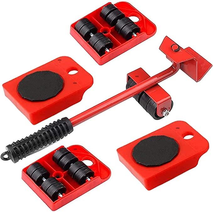 Furniture Lifter -Furniture Lifter Mover Tool Set with Wheel Pads