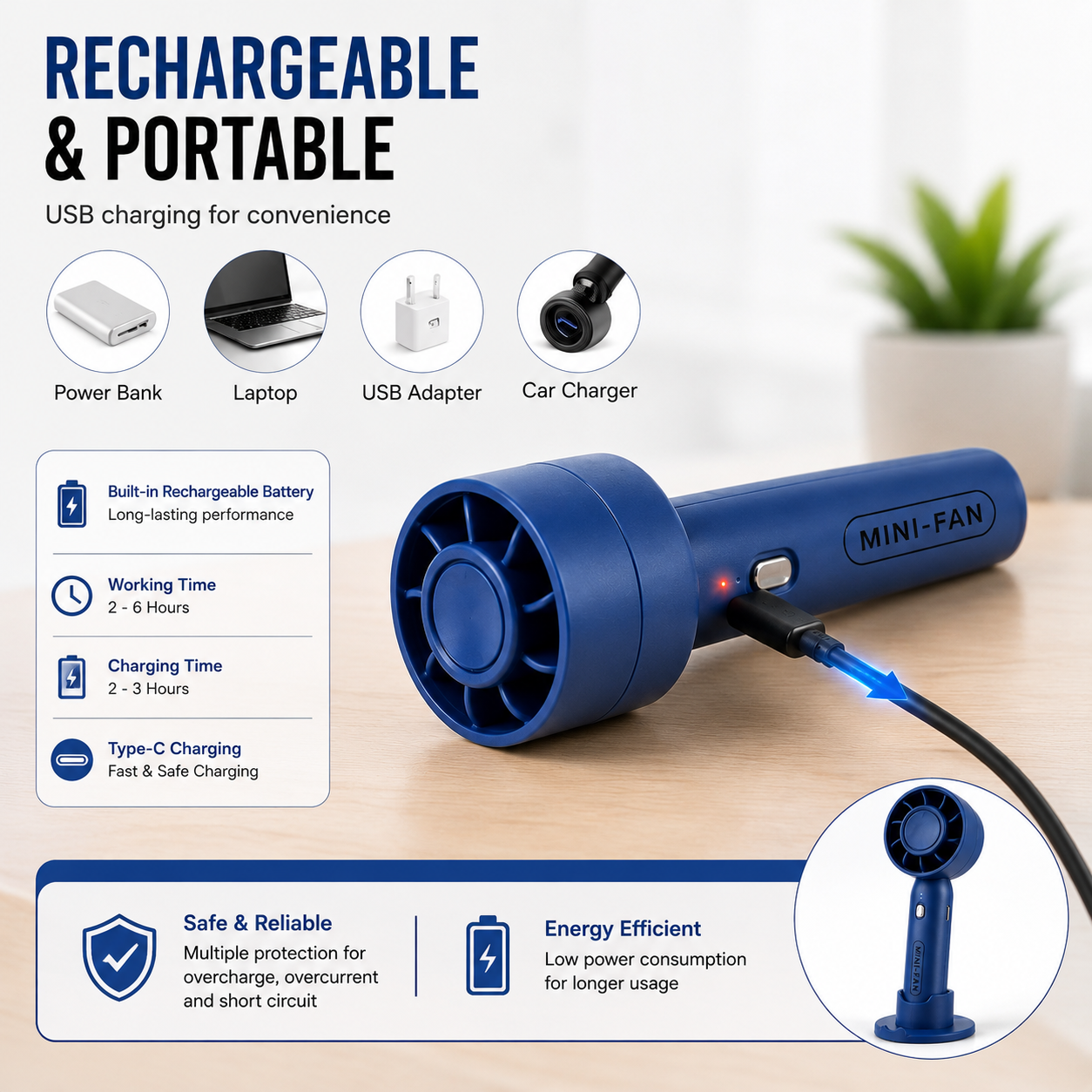 Personal Portable Fan