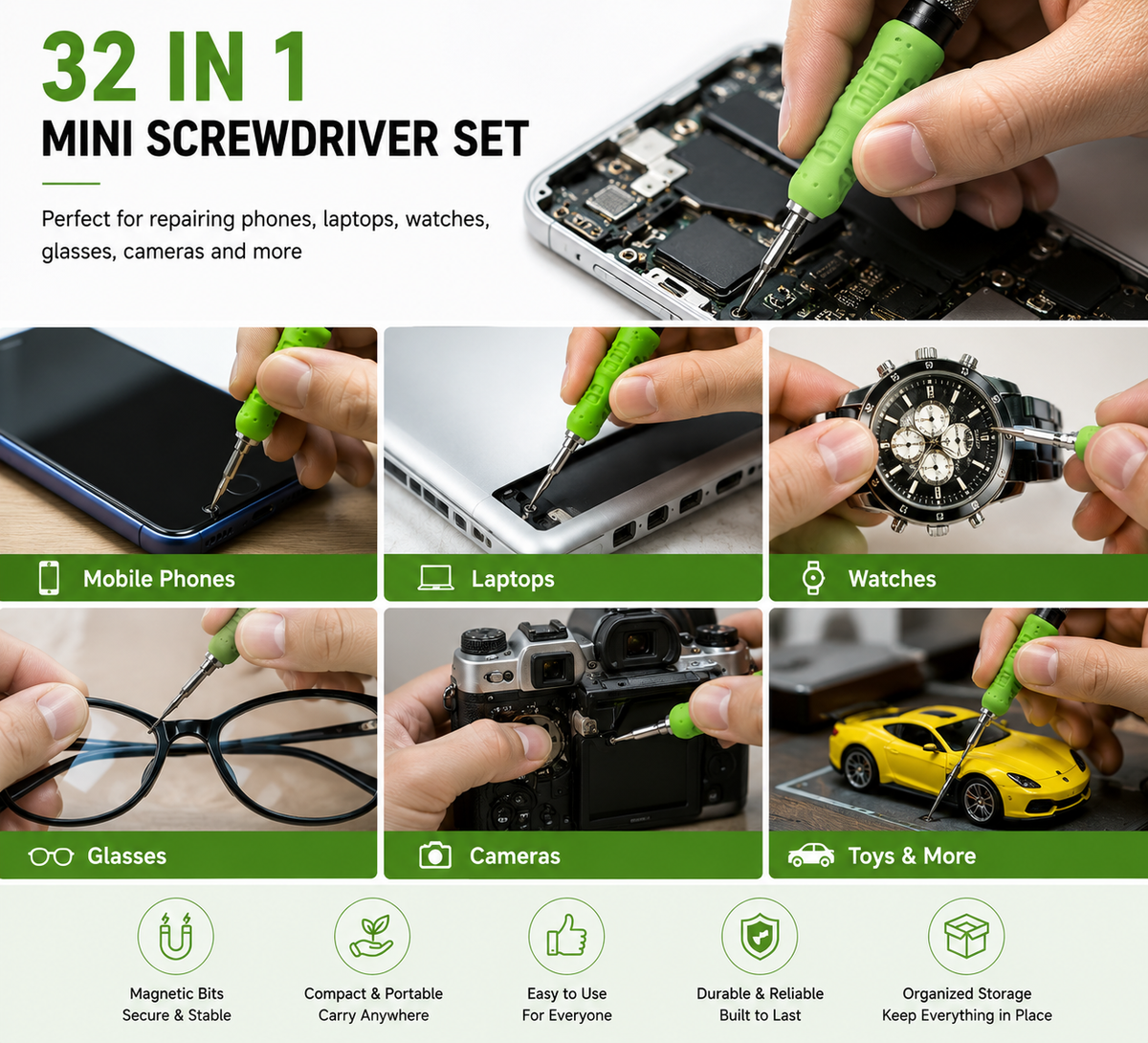 32 In 1 Mini Screwdriver Set