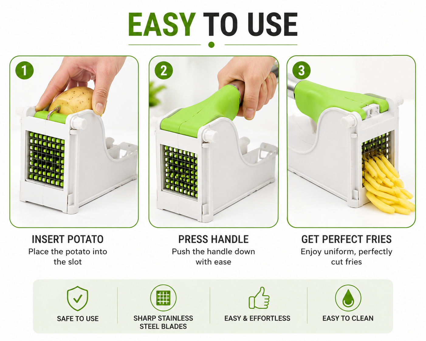 Plastic French Fry Chipser