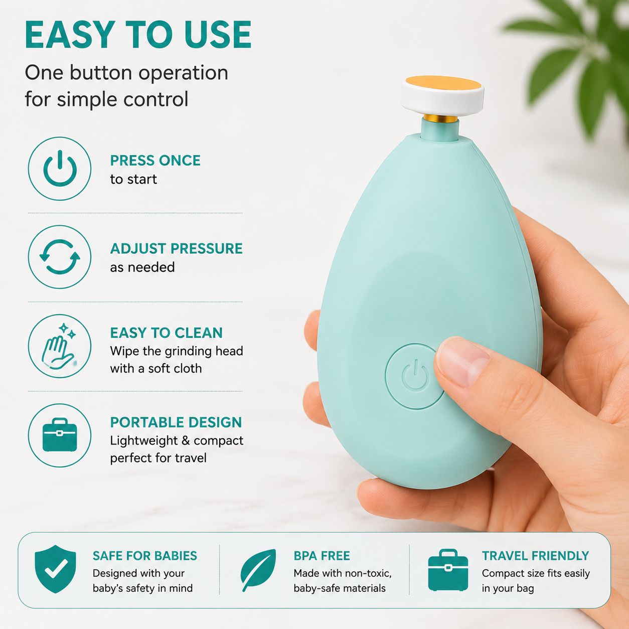 Baby Electric Nail Grinder
