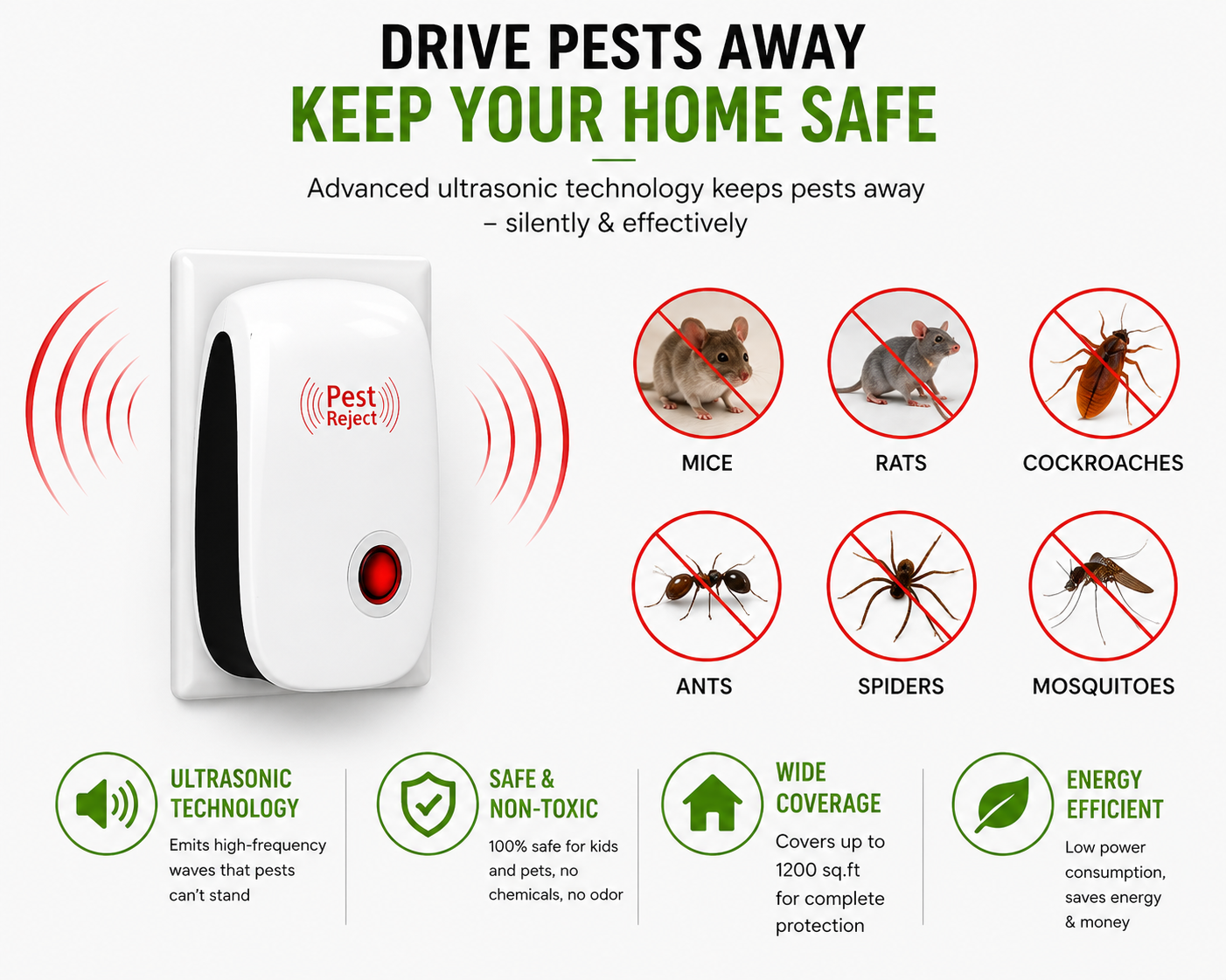 Ultrasonic Pest Repeller