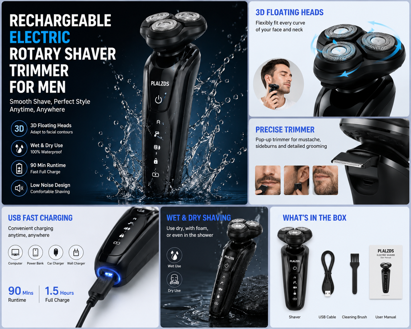 Electric Rotary Shaver
