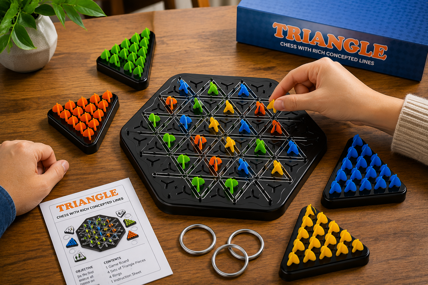 Strategic Triangle Puzzle Game