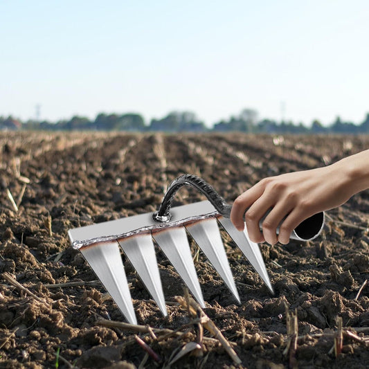 5 Tooth Carbon Steel Garden Weeder