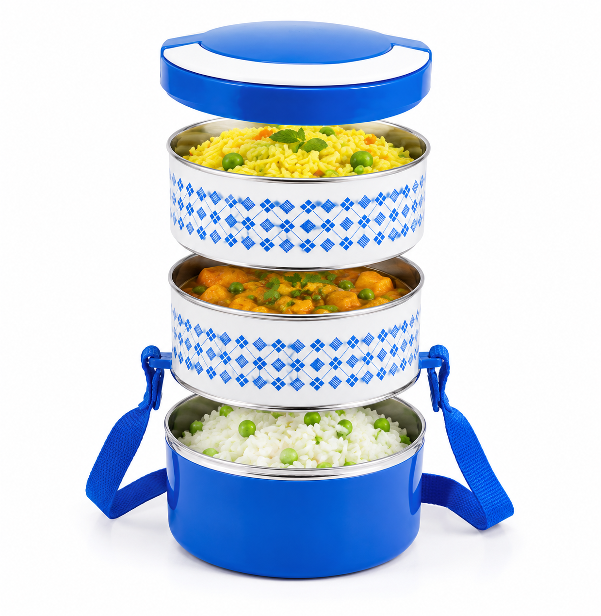 3 Layer Adjustable Tiffin Set