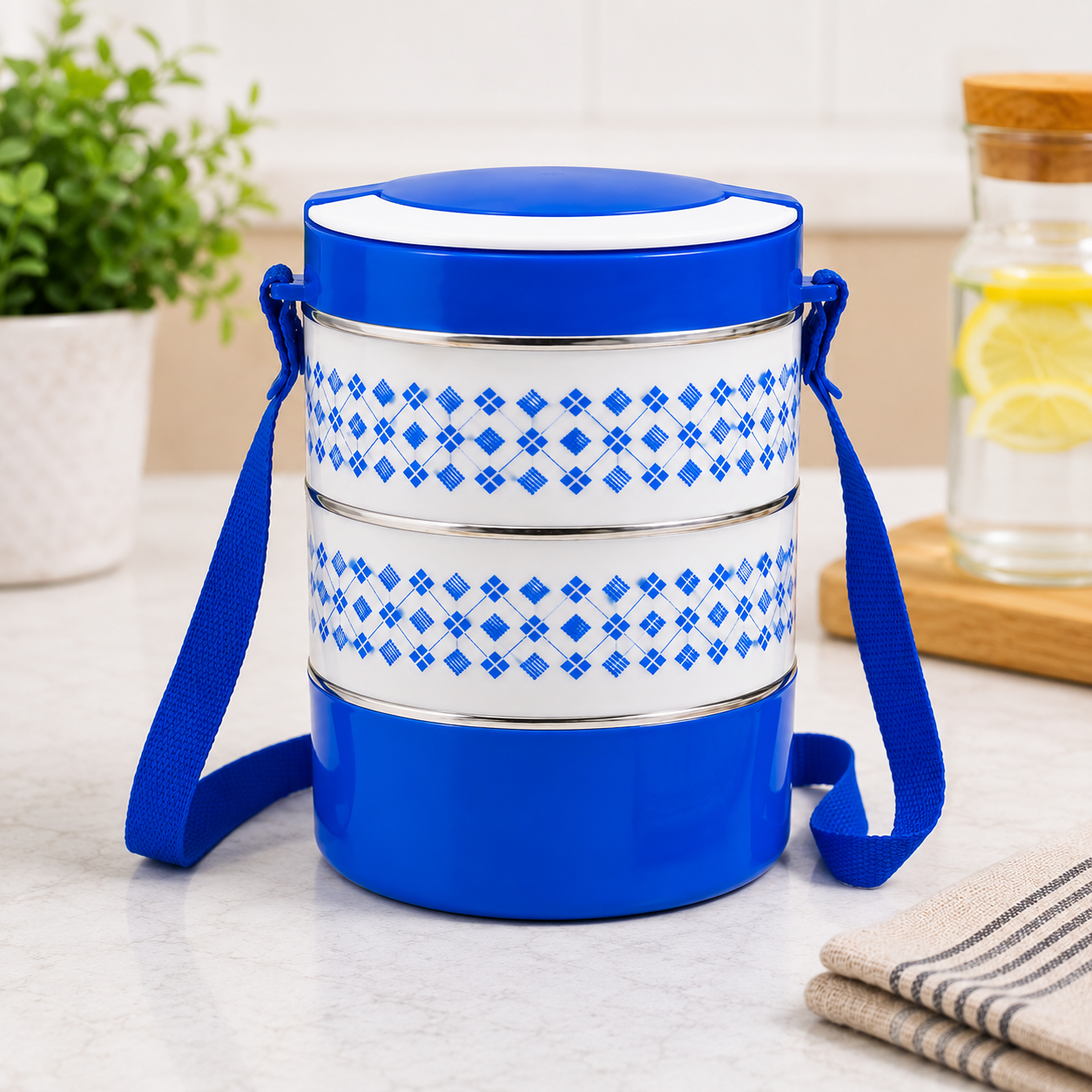 3 Layer Adjustable Tiffin Set