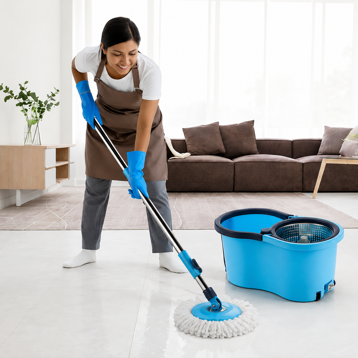 360 Degree Spin Mop Bucket Set