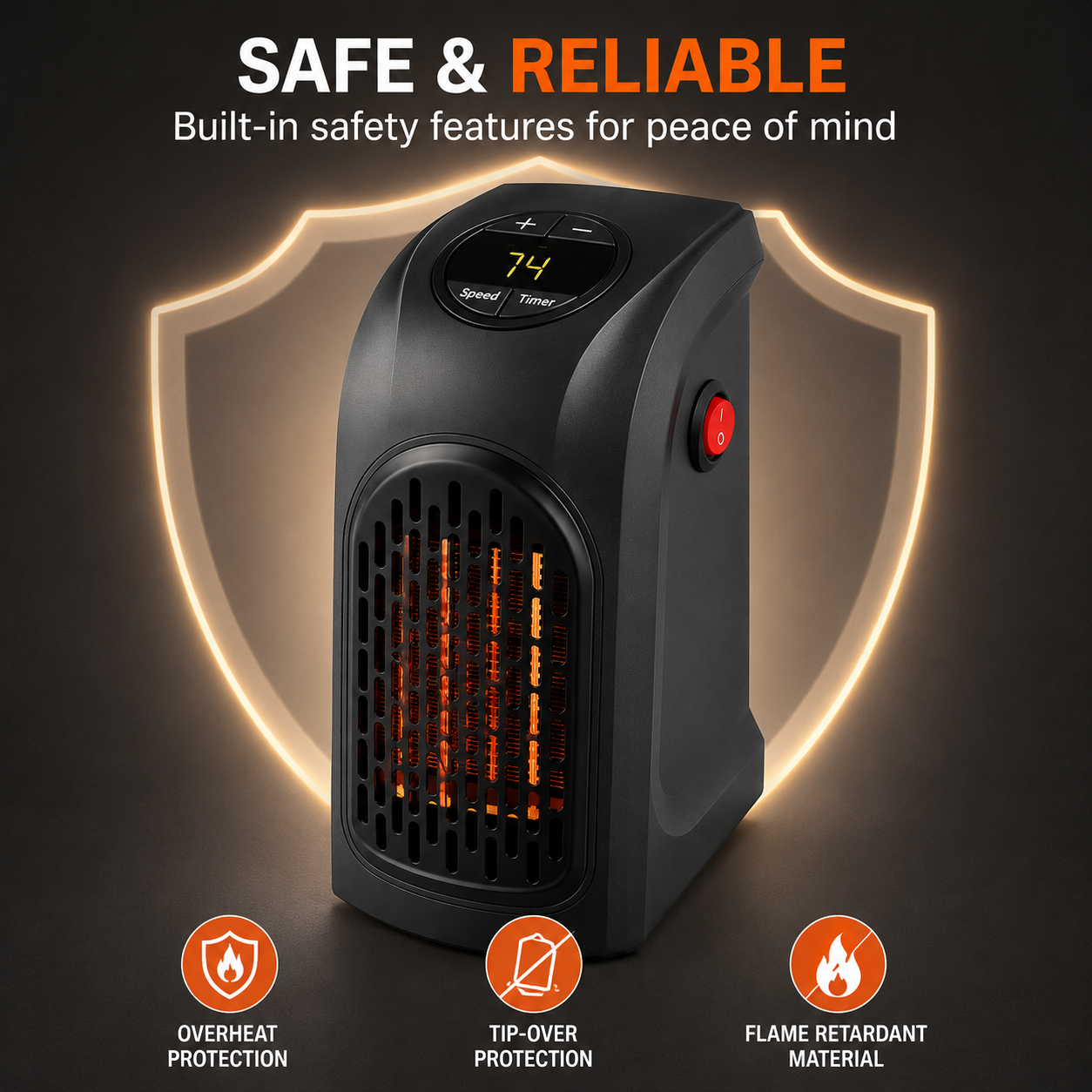 Portable Mini Room Heater: Cozy Comfort Anywhere, Anytime
