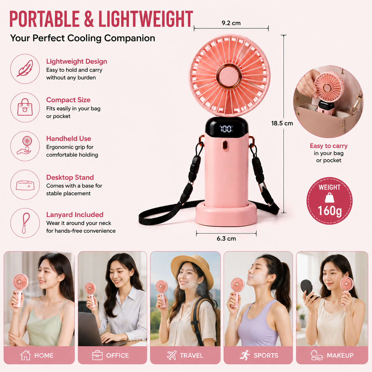 Portable Handheld Fan