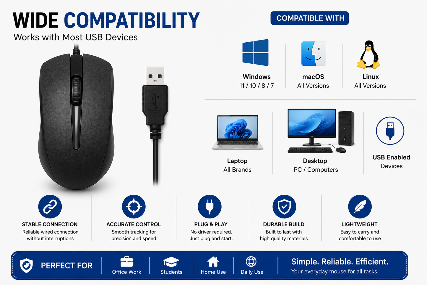 Wired Optical Mouse