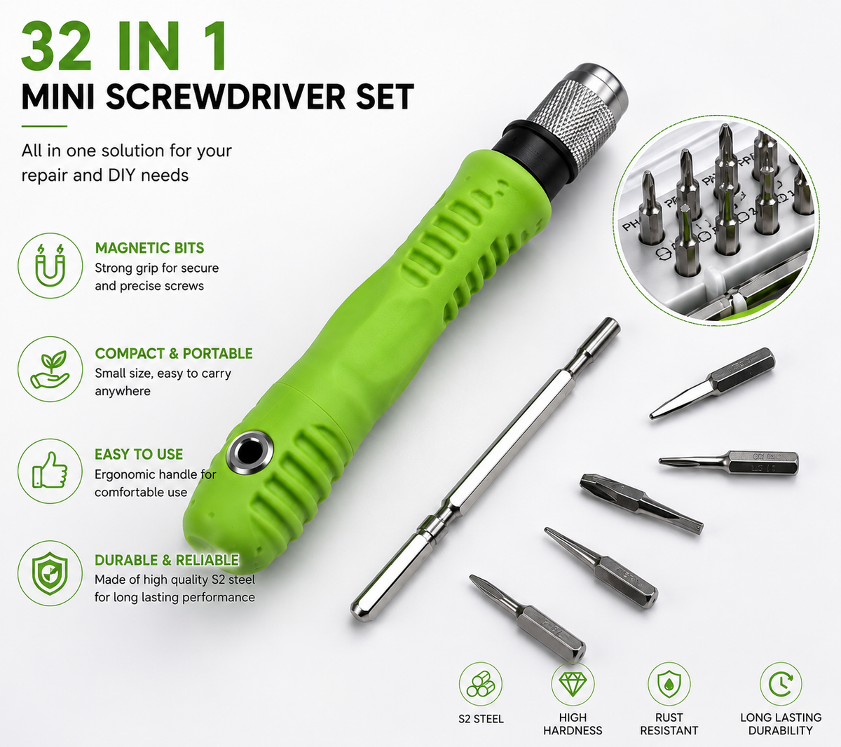 32 In 1 Mini Screwdriver Set