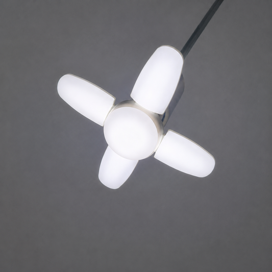 Foldable Fan Blade LED Bulb – 28W
