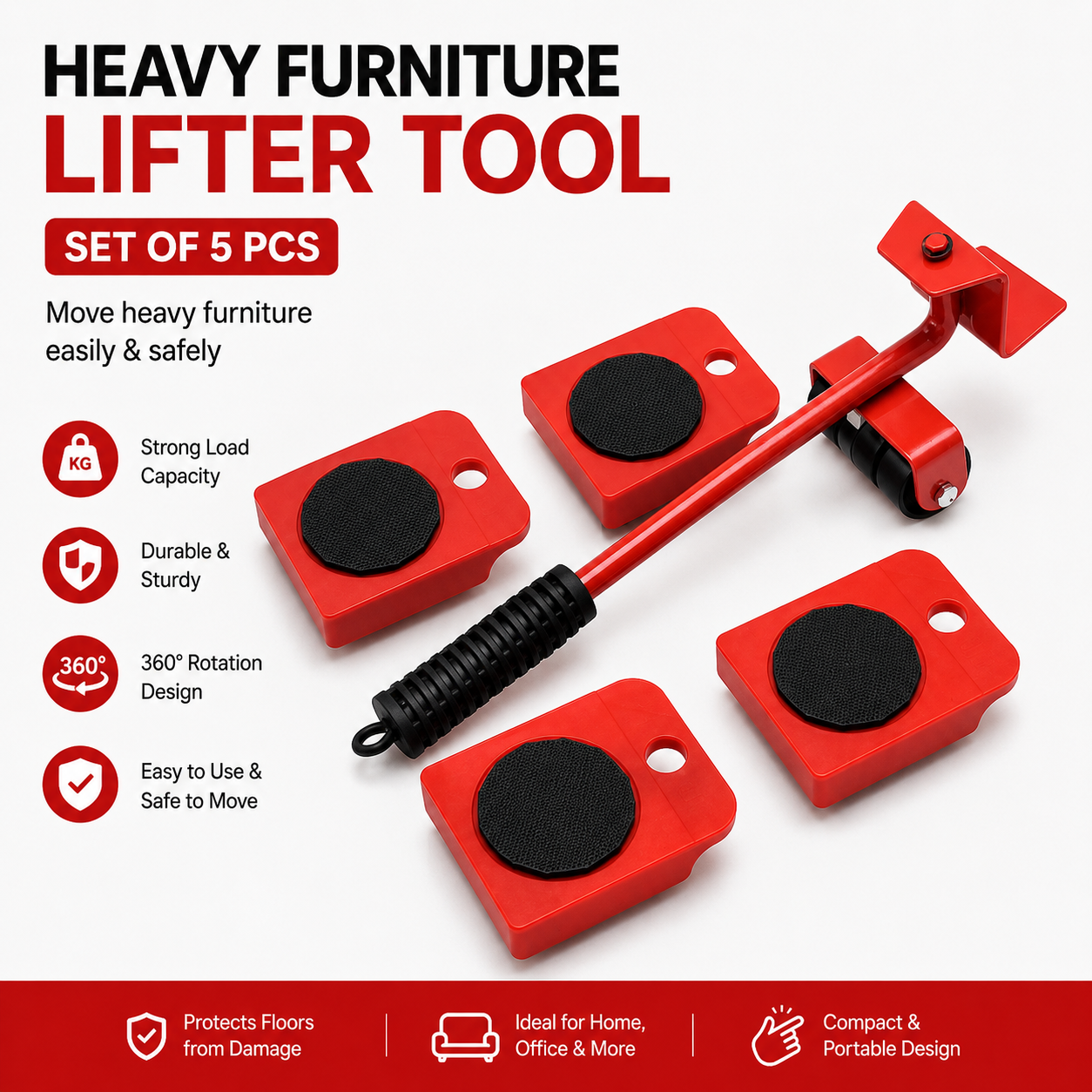 Heavy Furniture Lifter Tool