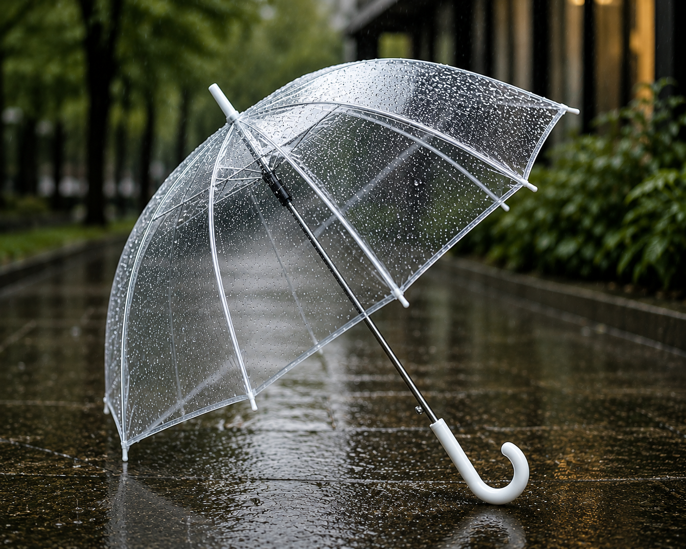 Transparent Dome Umbrella