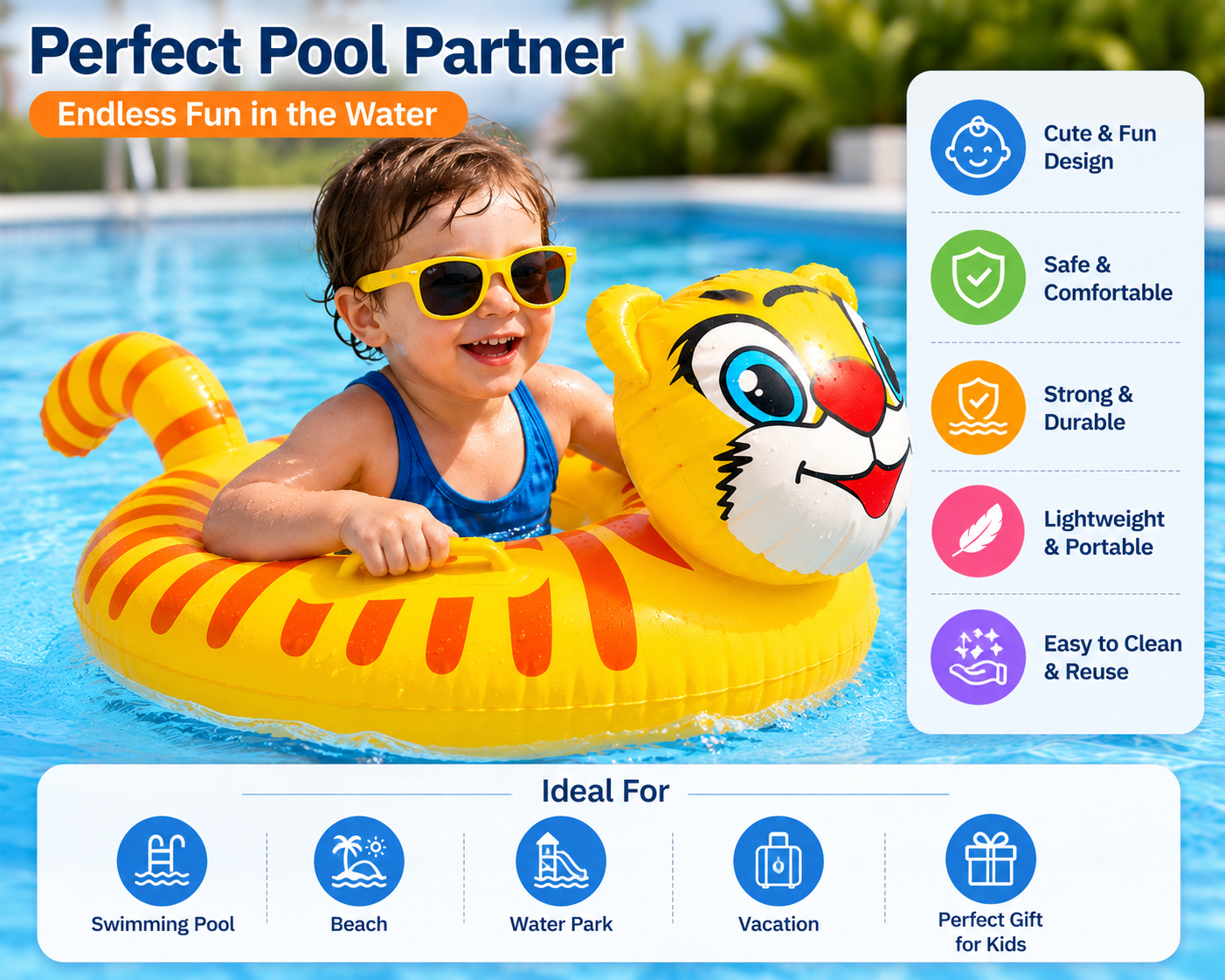 Inflatable Kids Swimming Ring