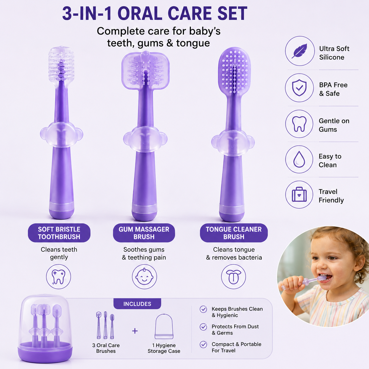 Baby Toothbrush Set