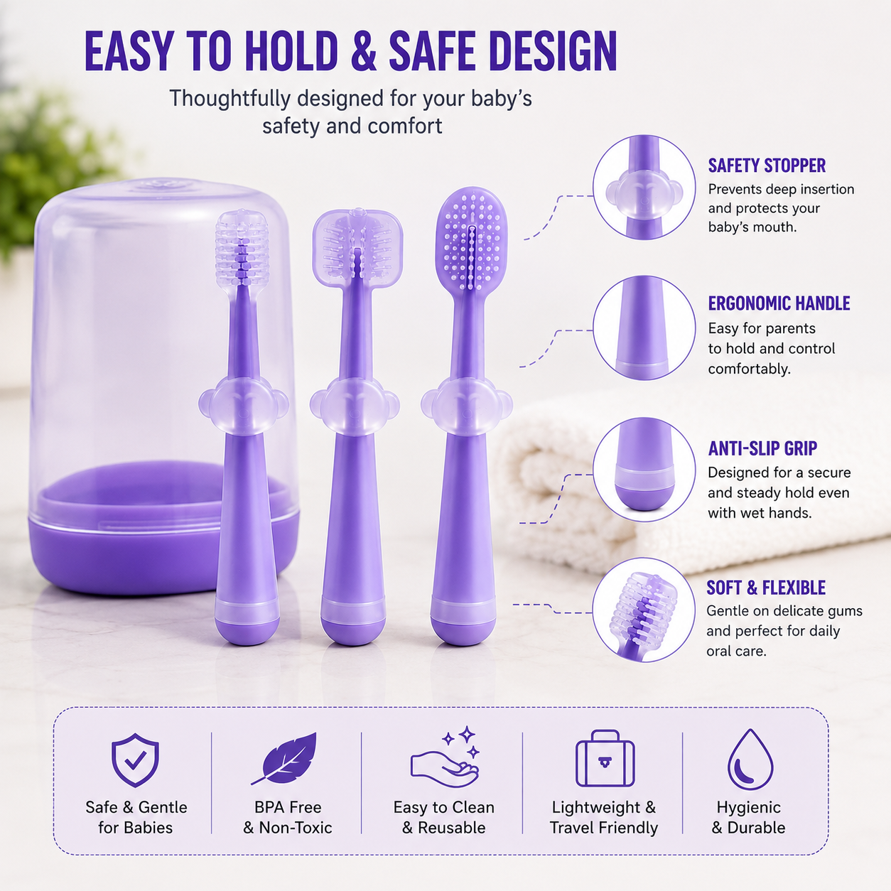 Baby Toothbrush Set