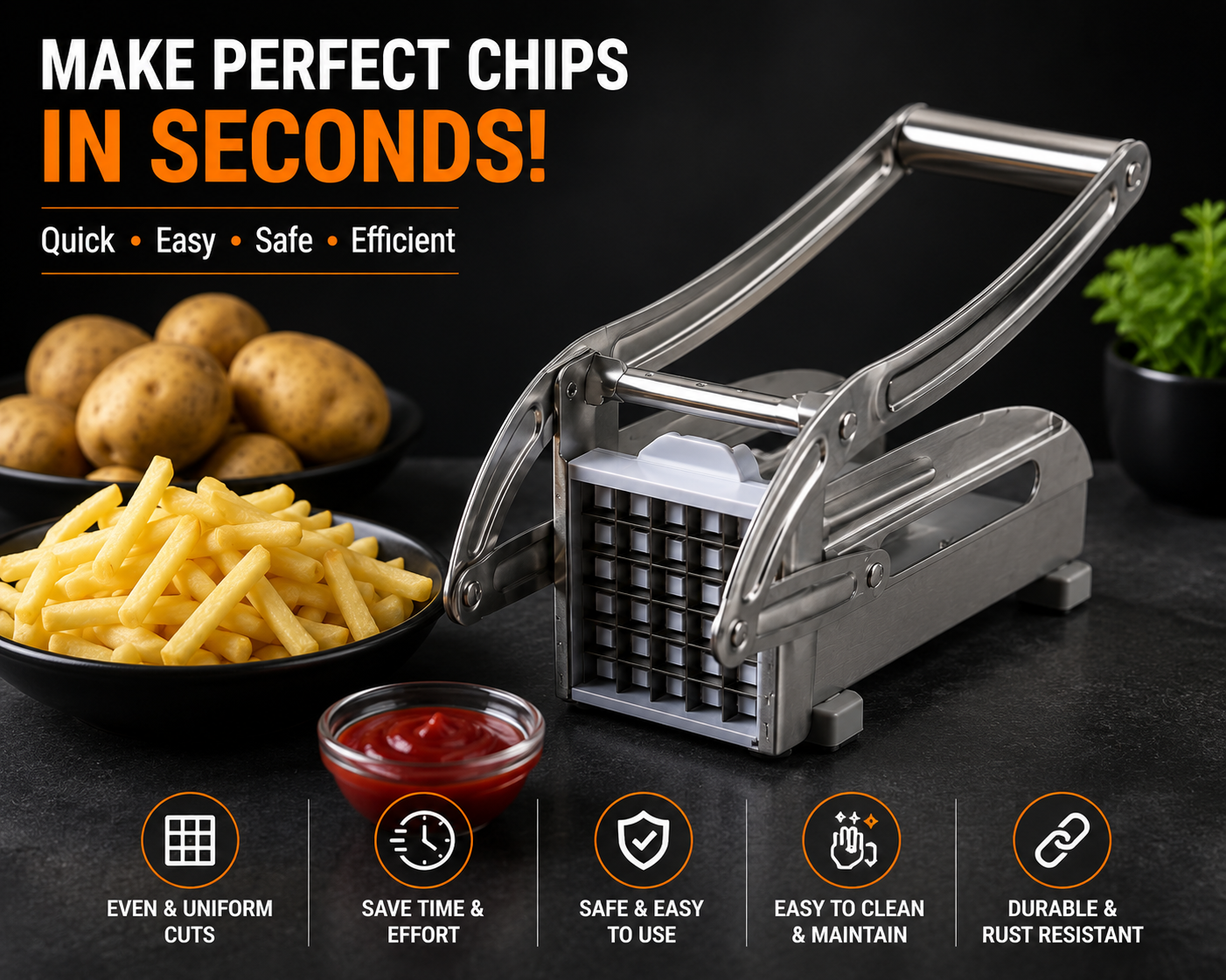 Potato Chips Cutter Machine