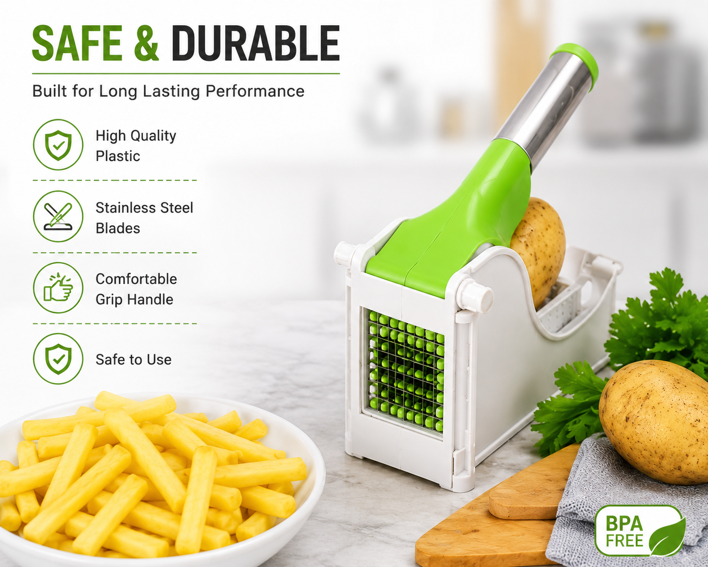 Plastic French Fry Chipser