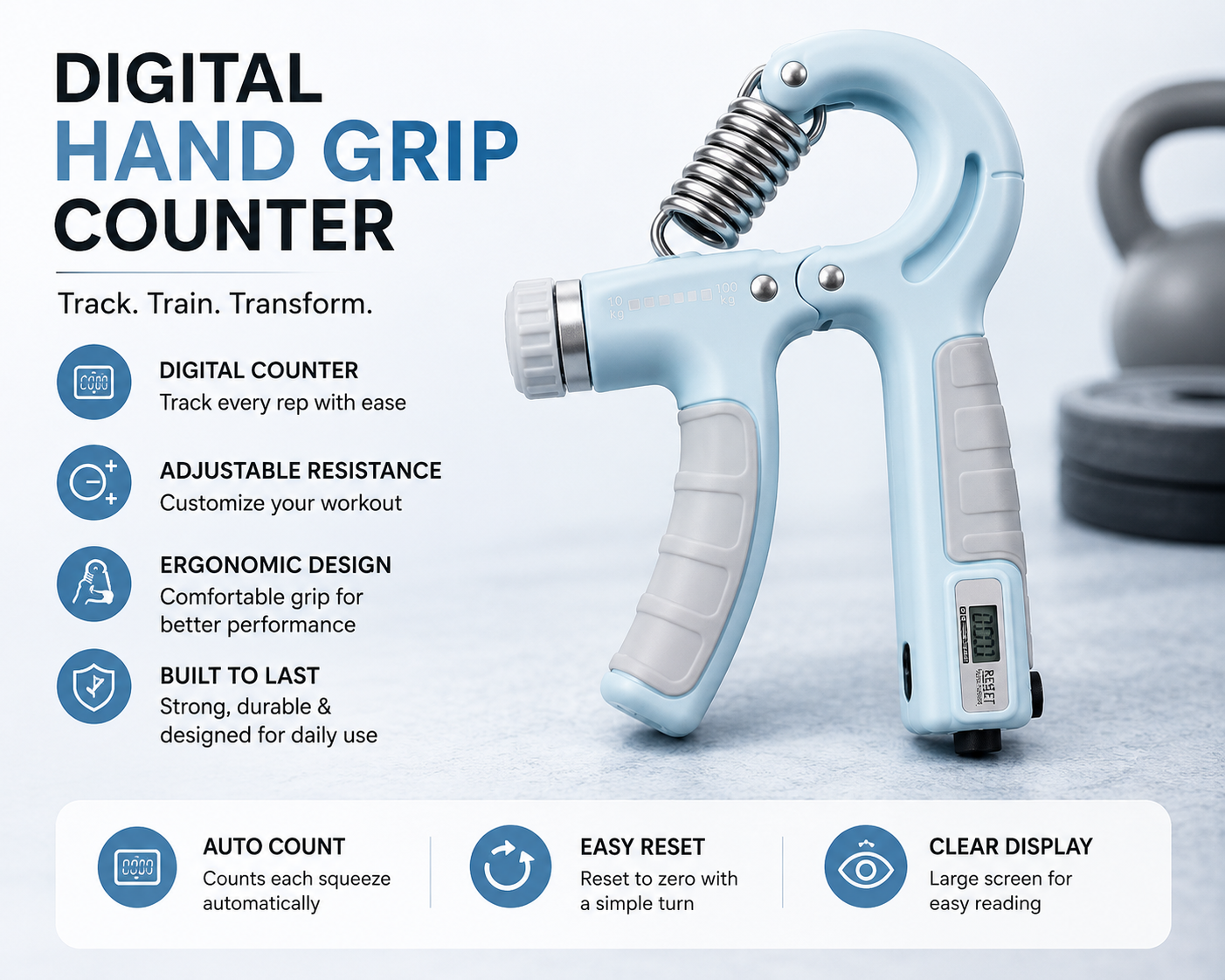 Digital Hand Grip Counter