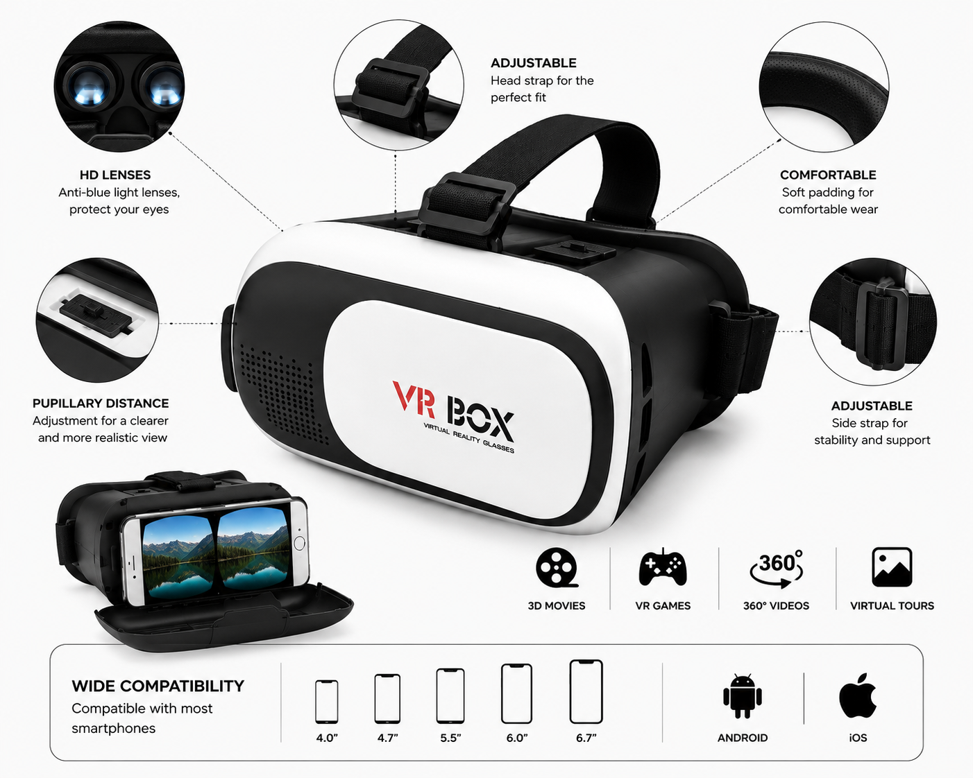 VR Box Headset