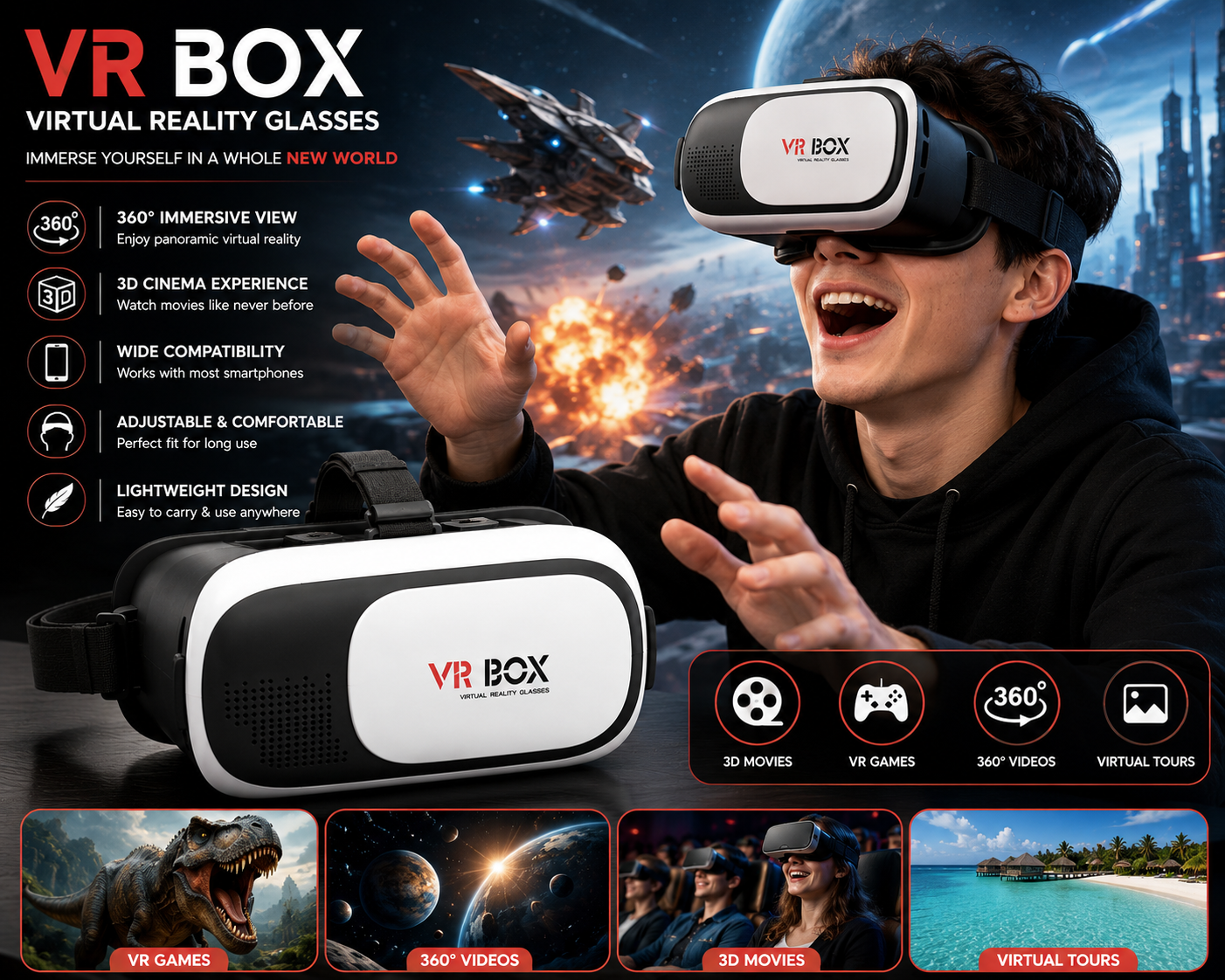VR Box Headset