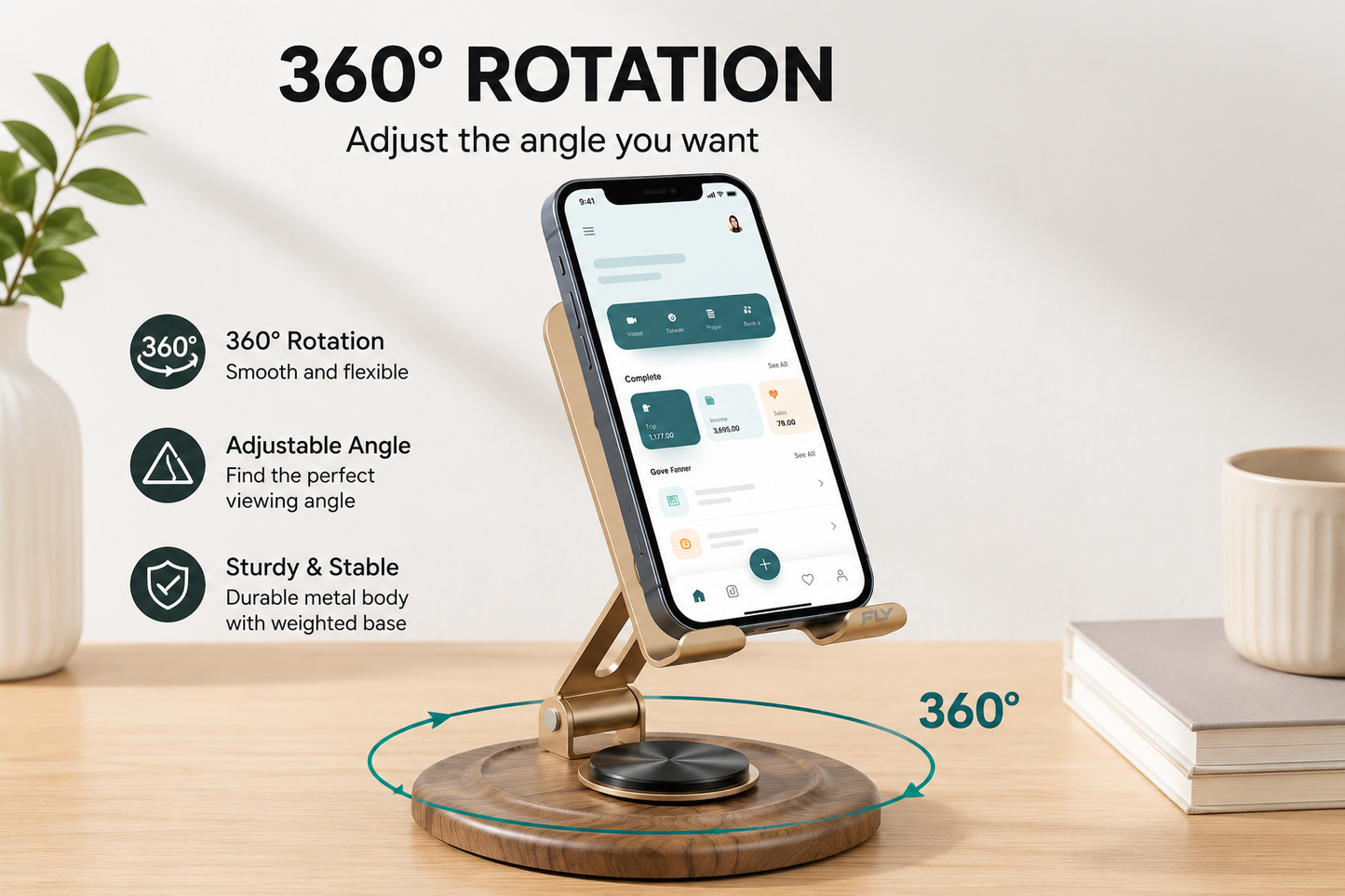 360 Degree Phone Stand