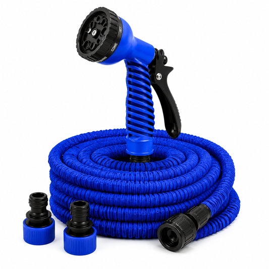 4-in-1 Water Spray Gun With 15 Meter Expandable Pipe