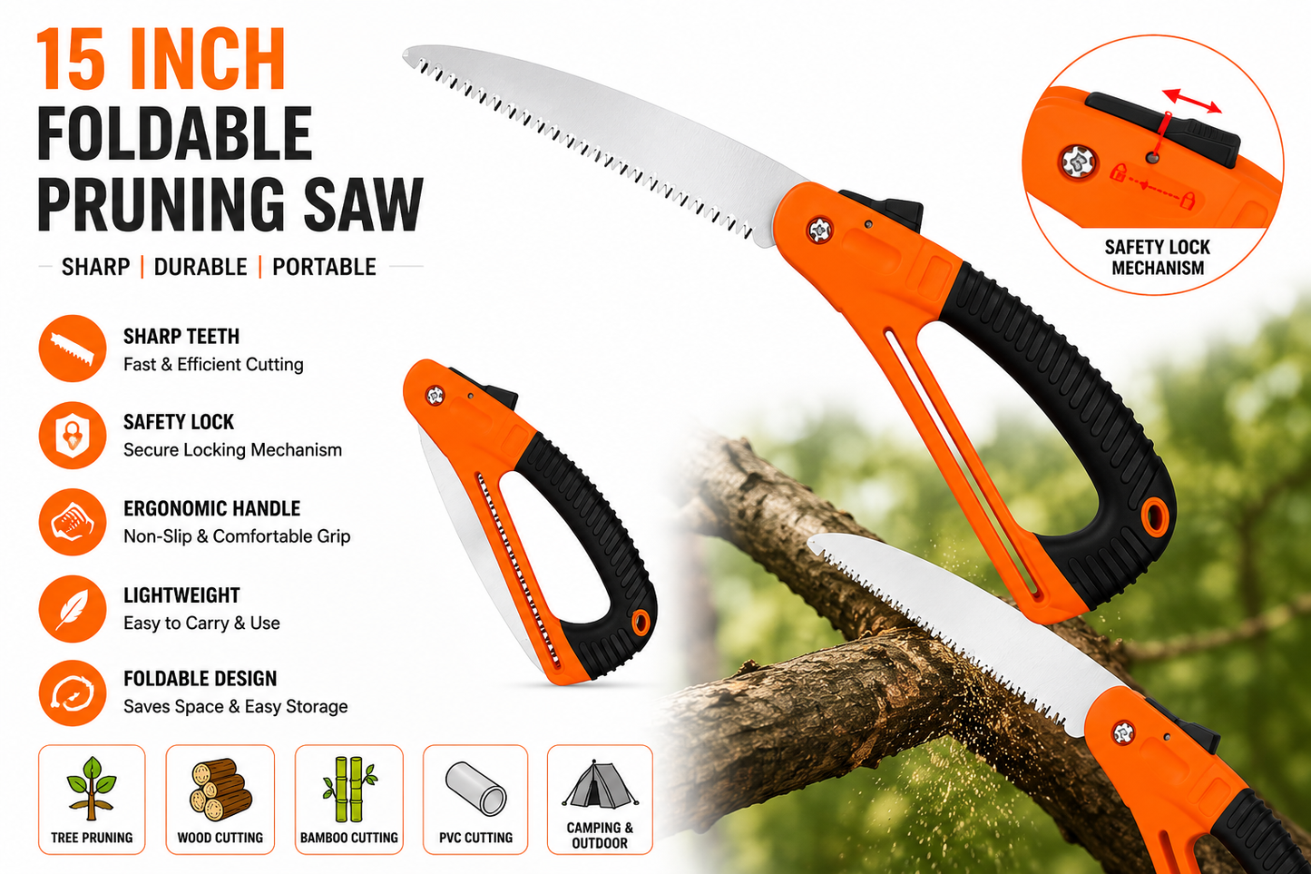 foldable pruning saw