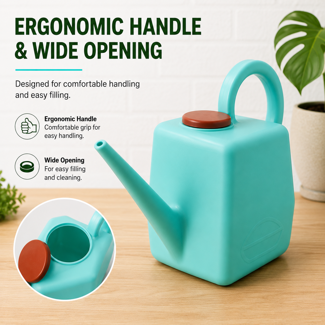 Gardening Watering Can With Long Spout