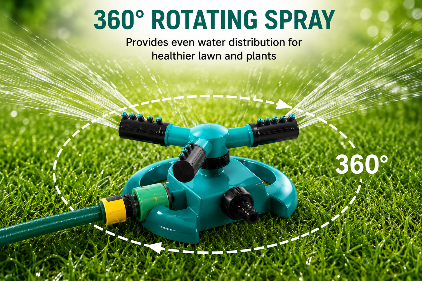 360 Degree Sprayer Head Water Saving Device