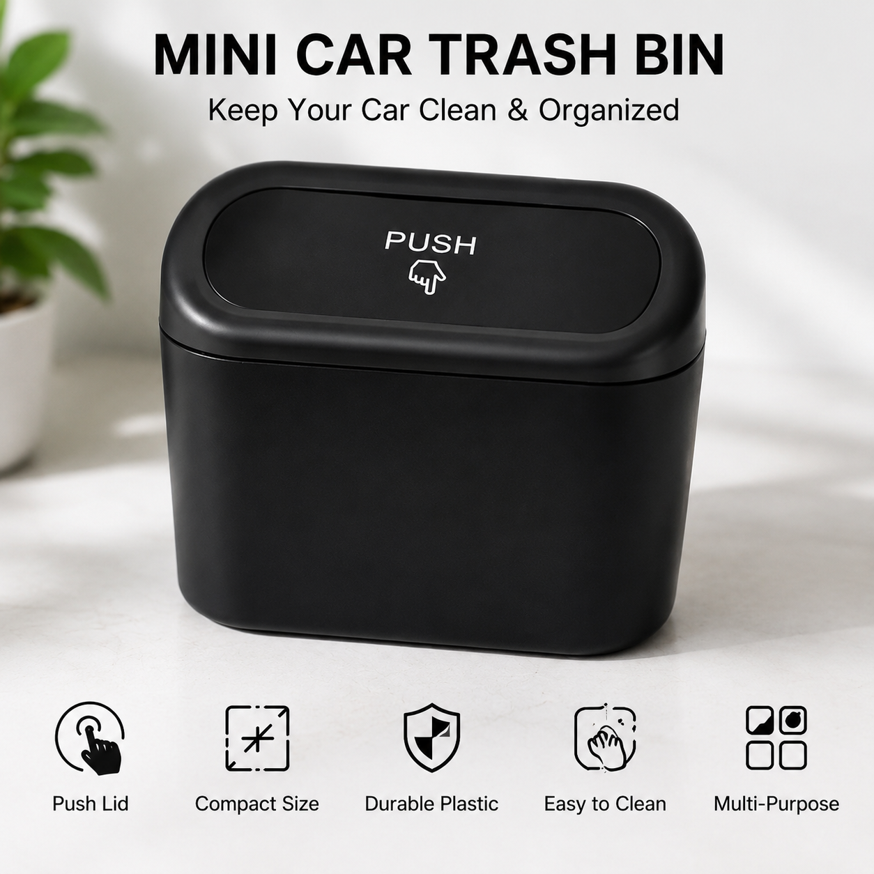 Mini Car Trash Bins