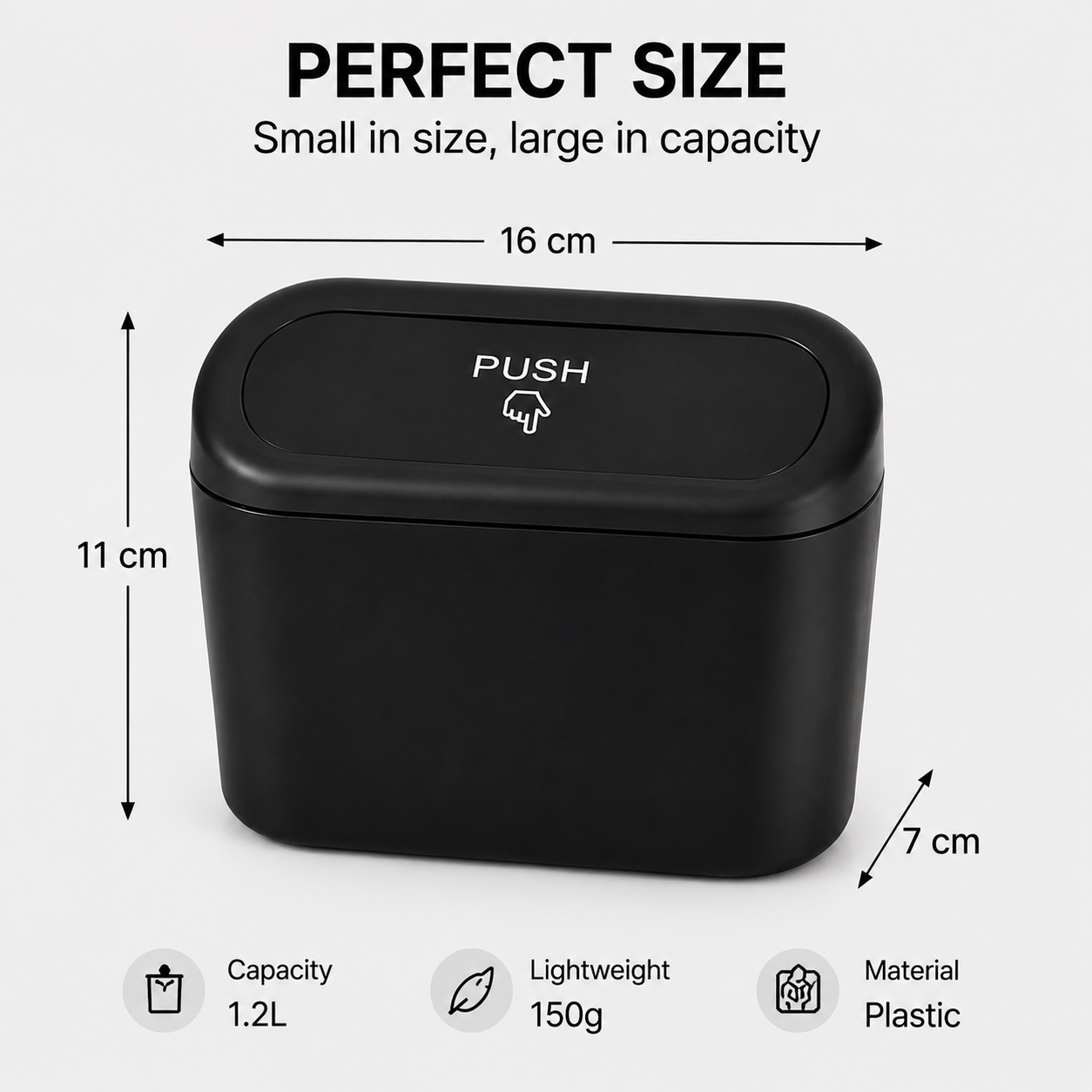 Mini Car Trash Bins