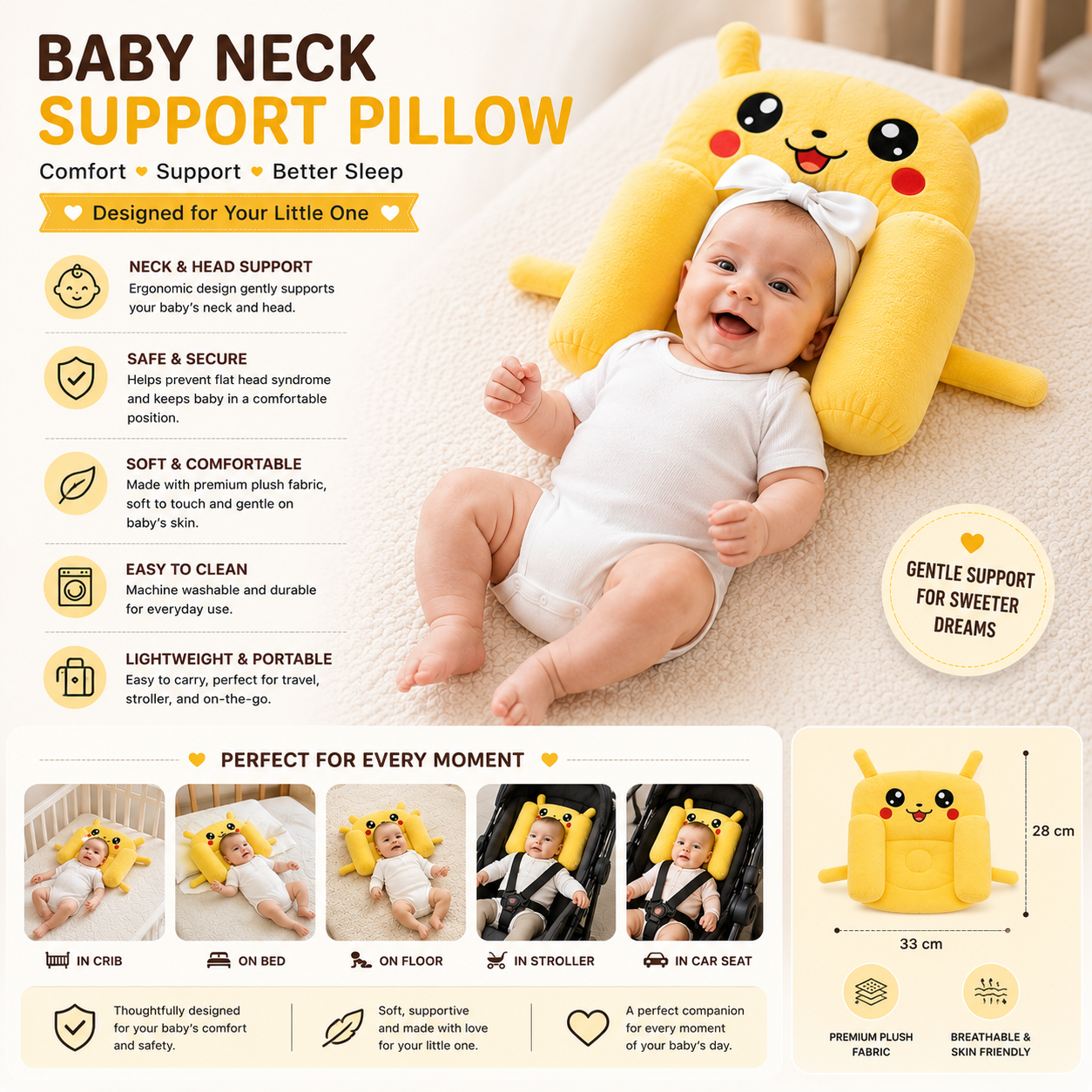Baby Support Pillow