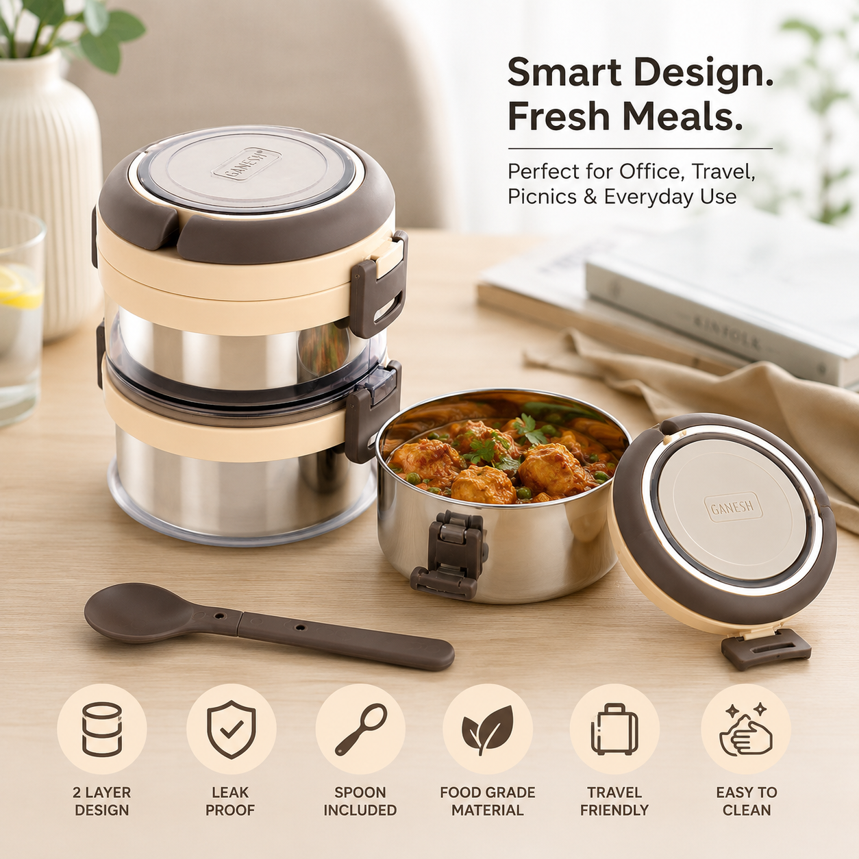 Stainless Steel Tiffin Box Set