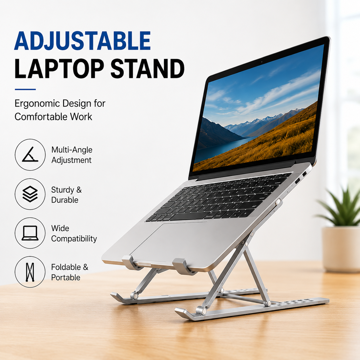 adjustable laptop stand