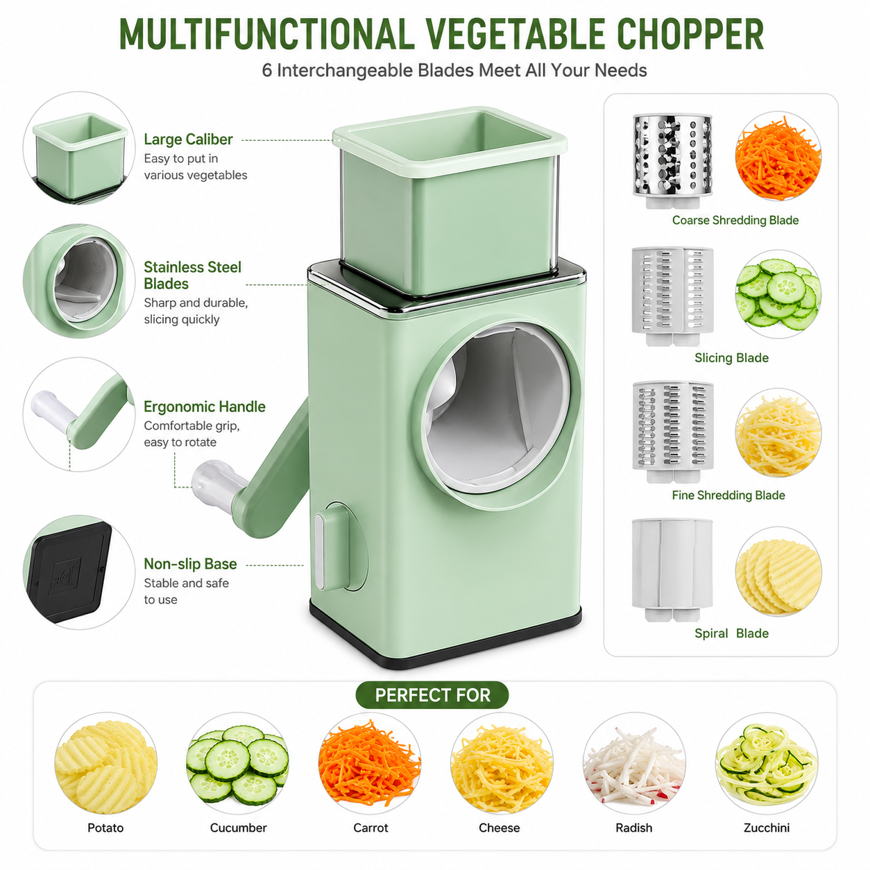 Stainless Steel Vegetable Chopper