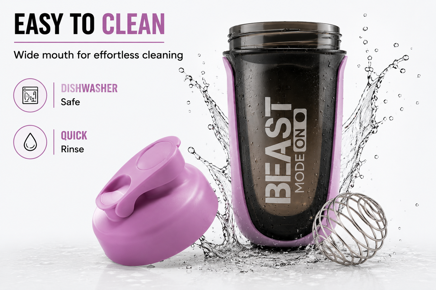 Protein Shaker Bottle