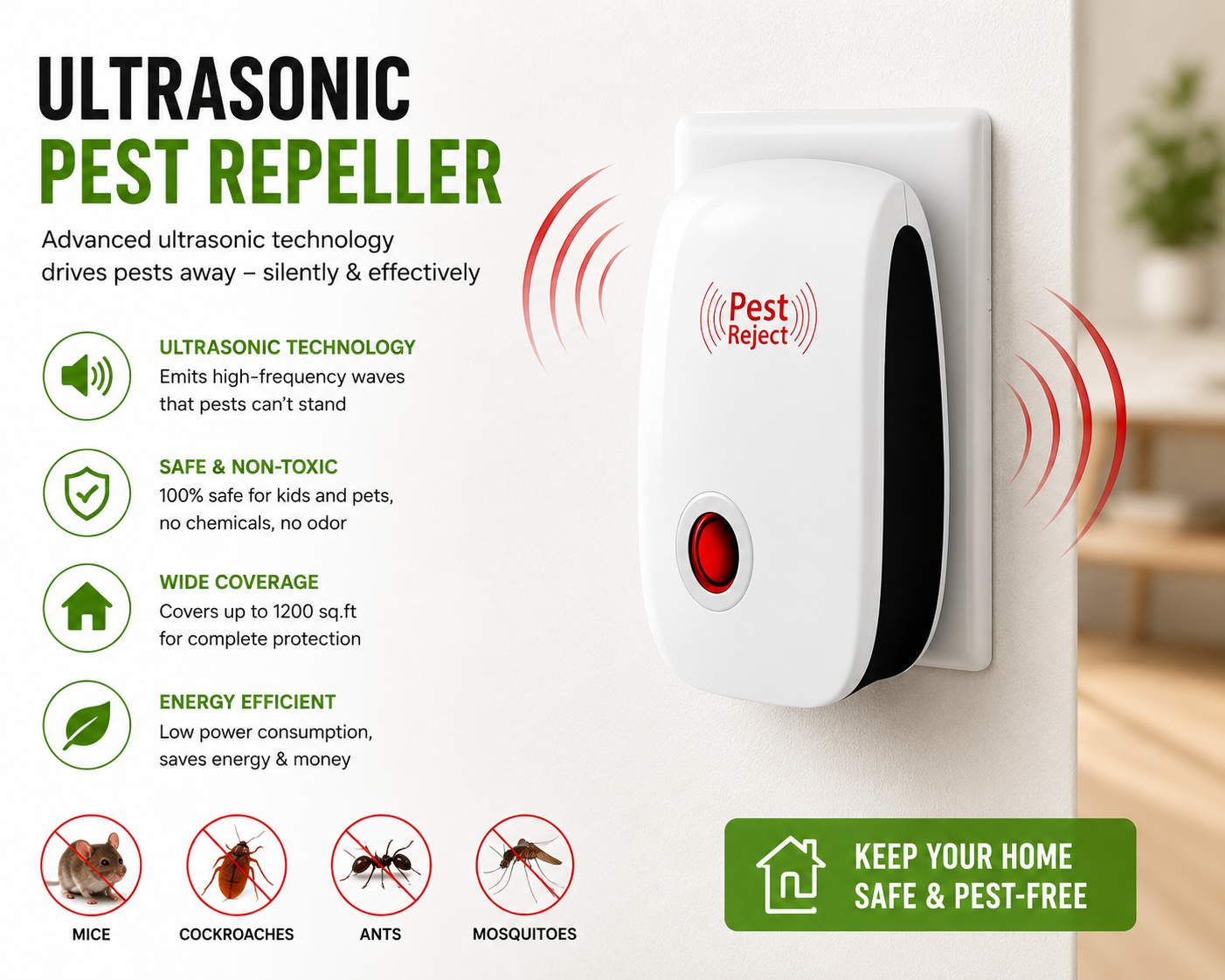 Ultrasonic Pest Repeller