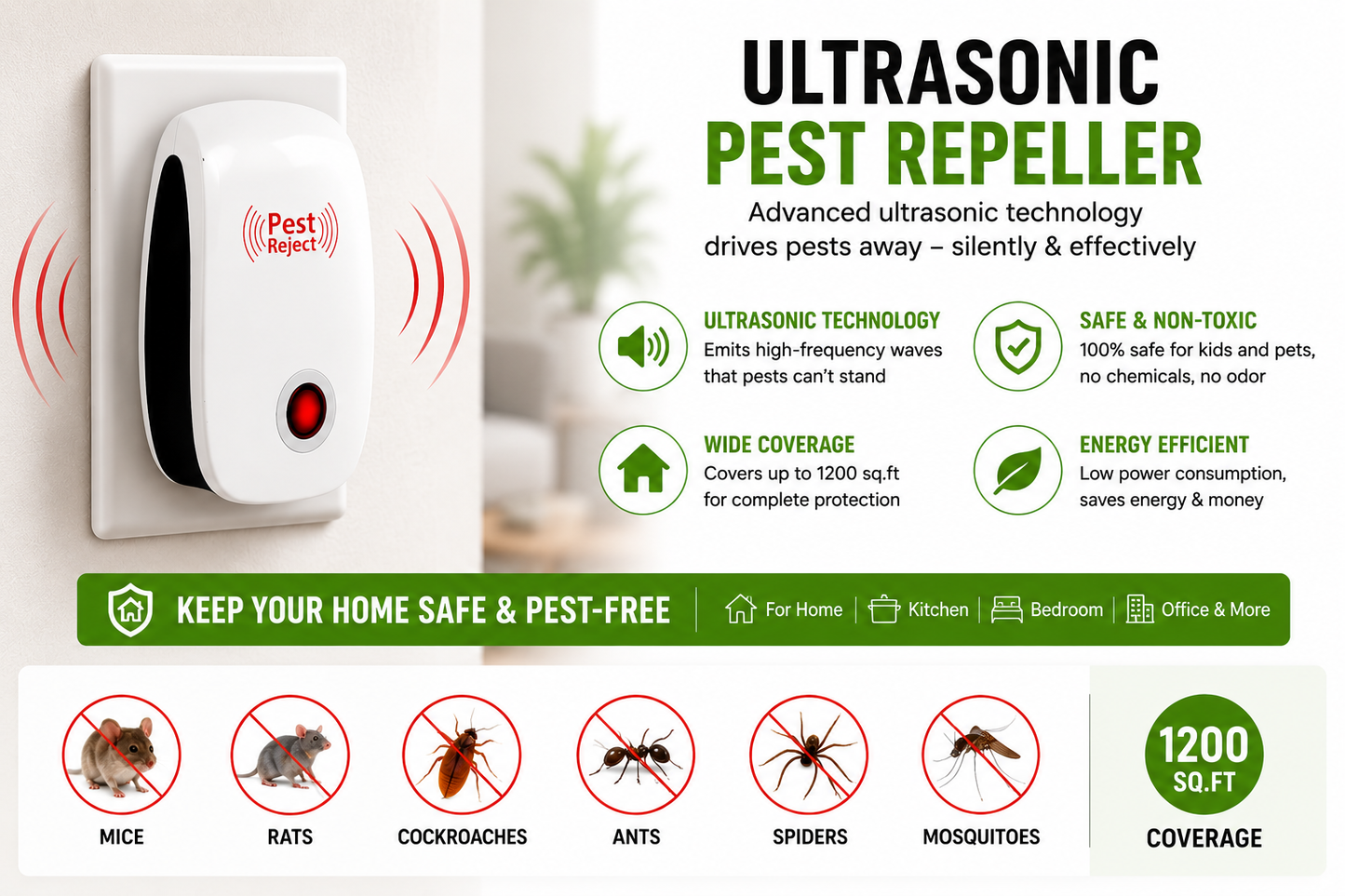 Ultrasonic Pest Repeller