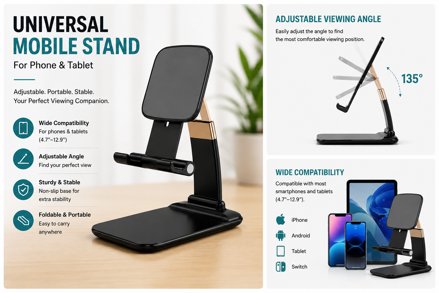 Universal Mobile Stand