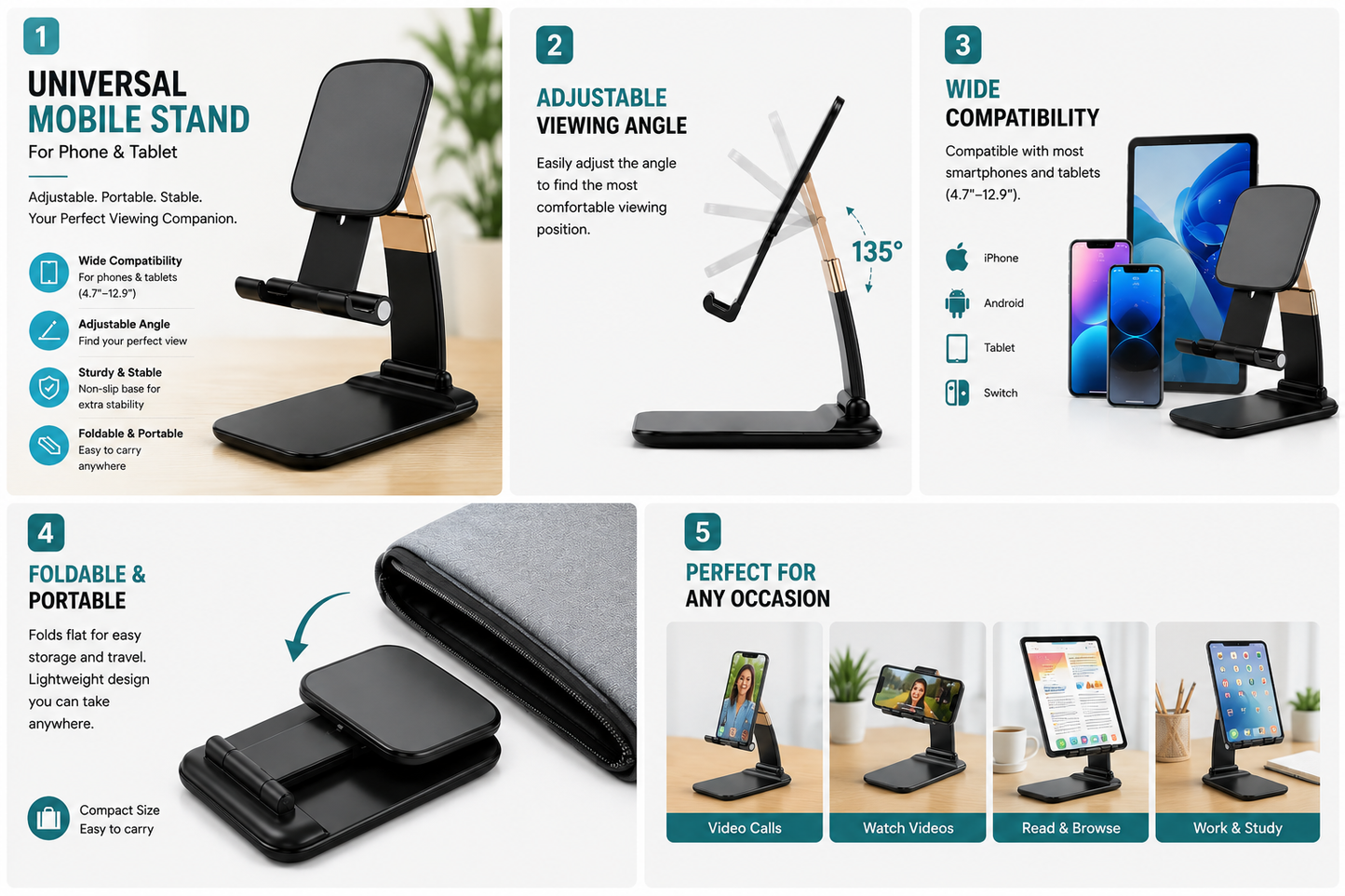 Universal Mobile Stand