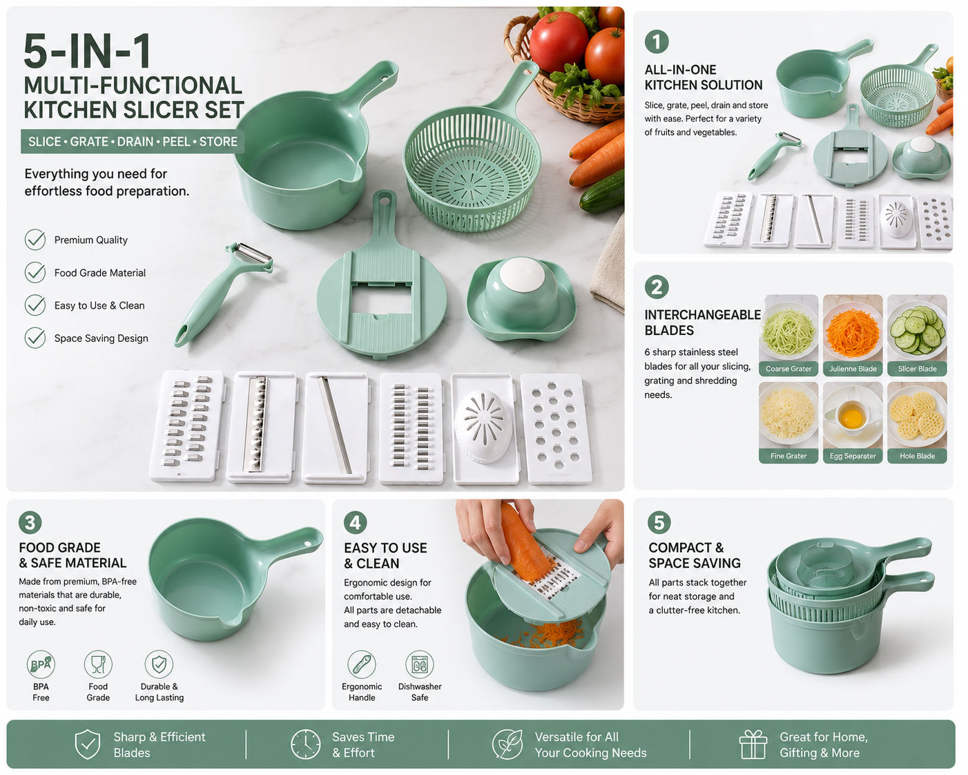 Vegetable Slicer Set