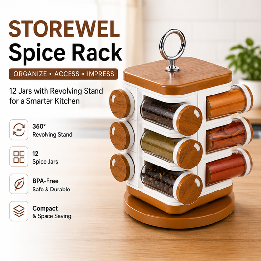 Ganesh Spice Rack – 12 Jars
